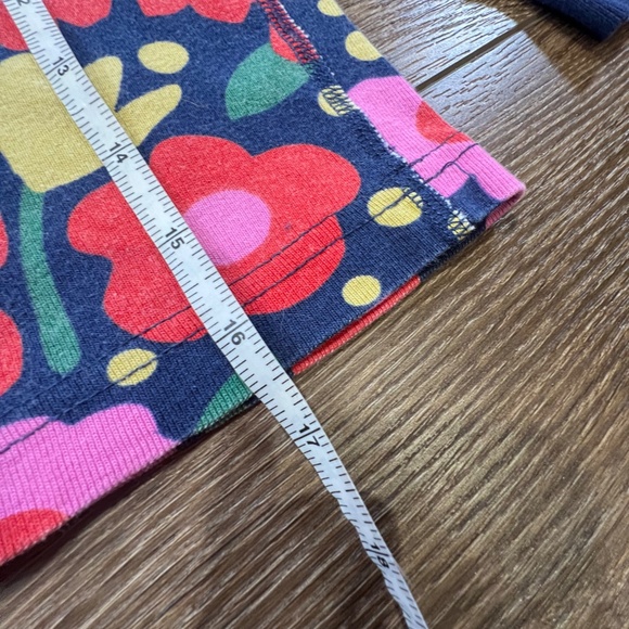 Hanna Andersson Girls Long John Hanna Jams, Floral, Size 5, Organic Cotton - Picture 7 of 12